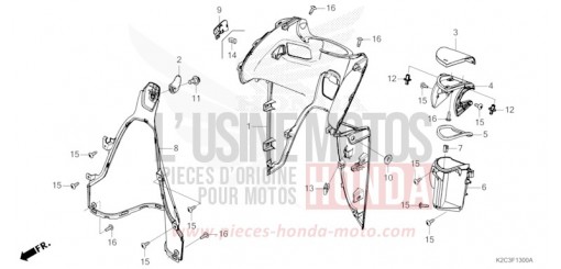 INNERE ABDECKUNG NSC110P de 2023